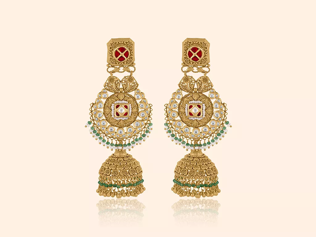 Maharani Gold Earrings