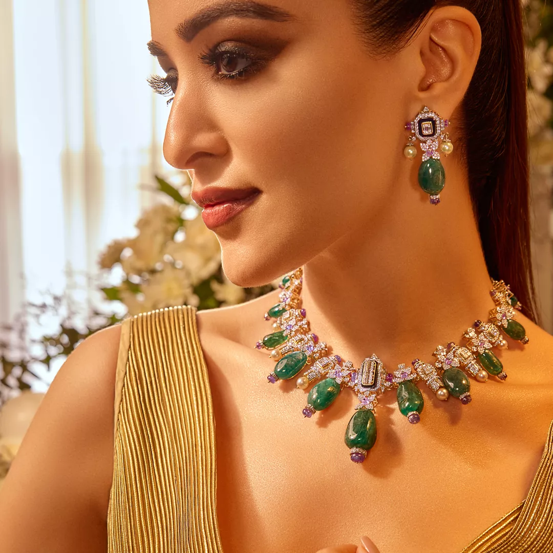 Aurora Glow Diamond Necklace