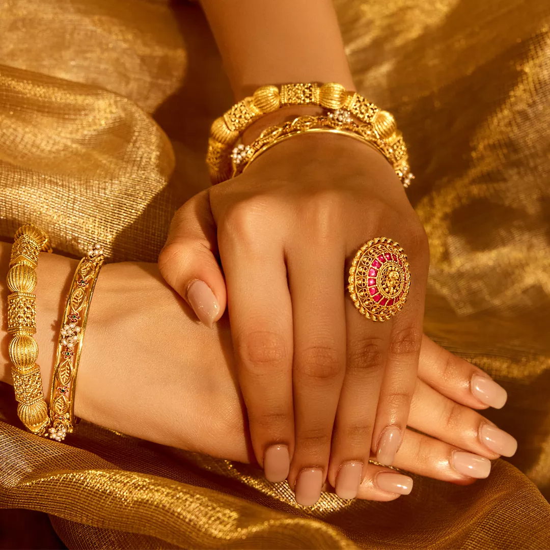 Adrika Gold Bangles