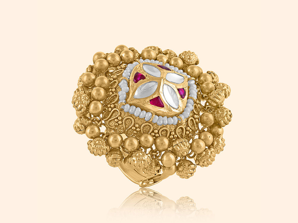 Anvi Gold Ring