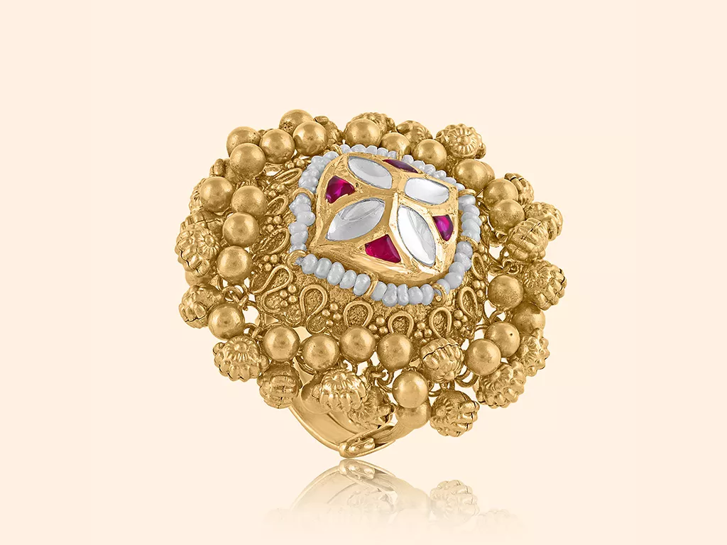 Anvi Gold Ring