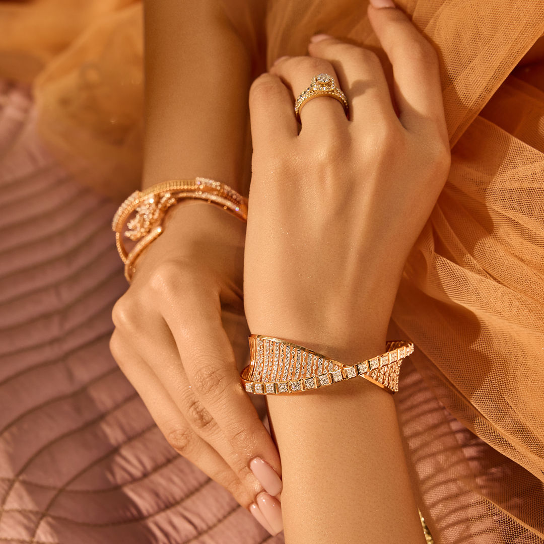 Infinity Diamond Bangle