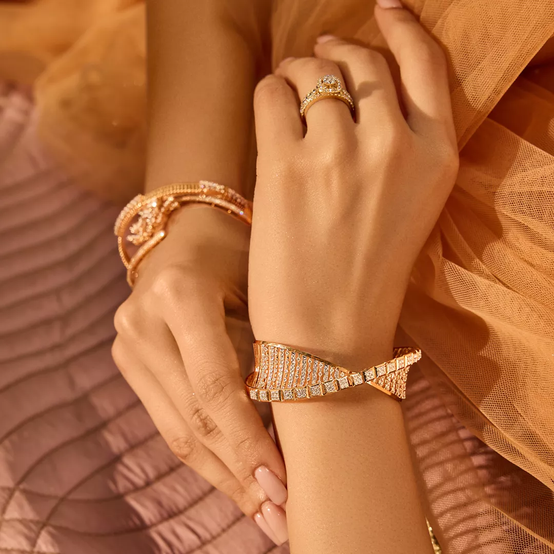 Infinity Diamond Bangle