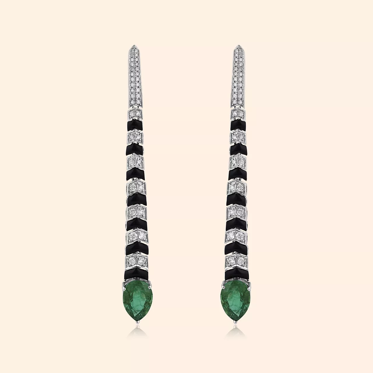 Antares Diamond Drop Earrings