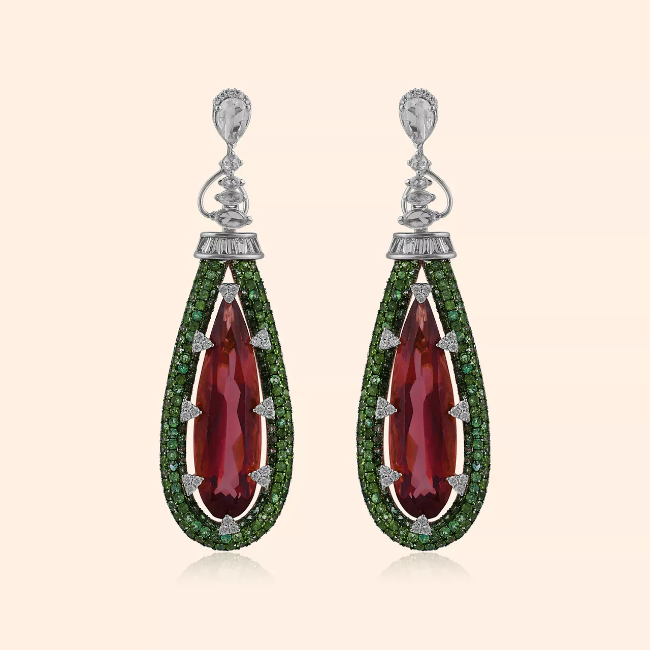 Lyra Diamond Drop Earrings