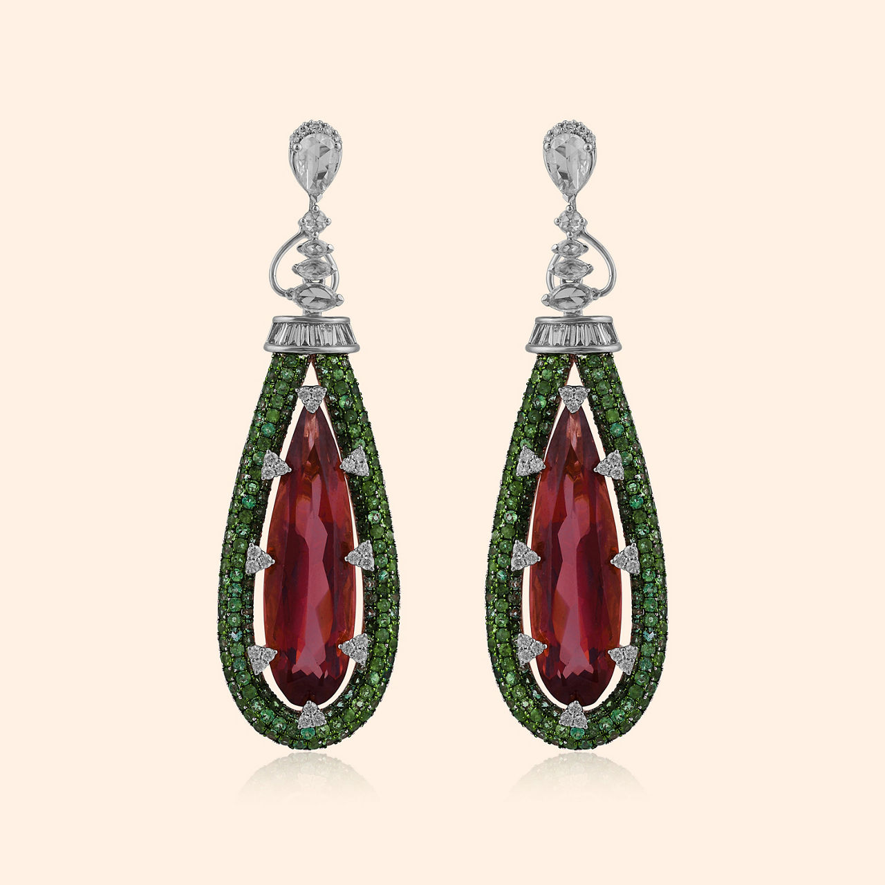 Lyra Diamond Drop Earrings