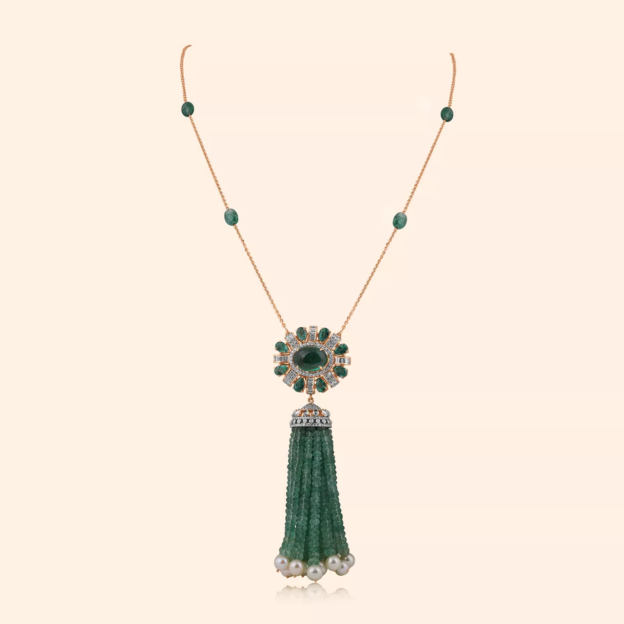 Tara Long Diamond Necklace