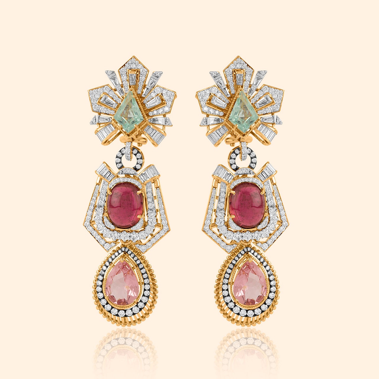 Solasta Diamond Drop Earrings