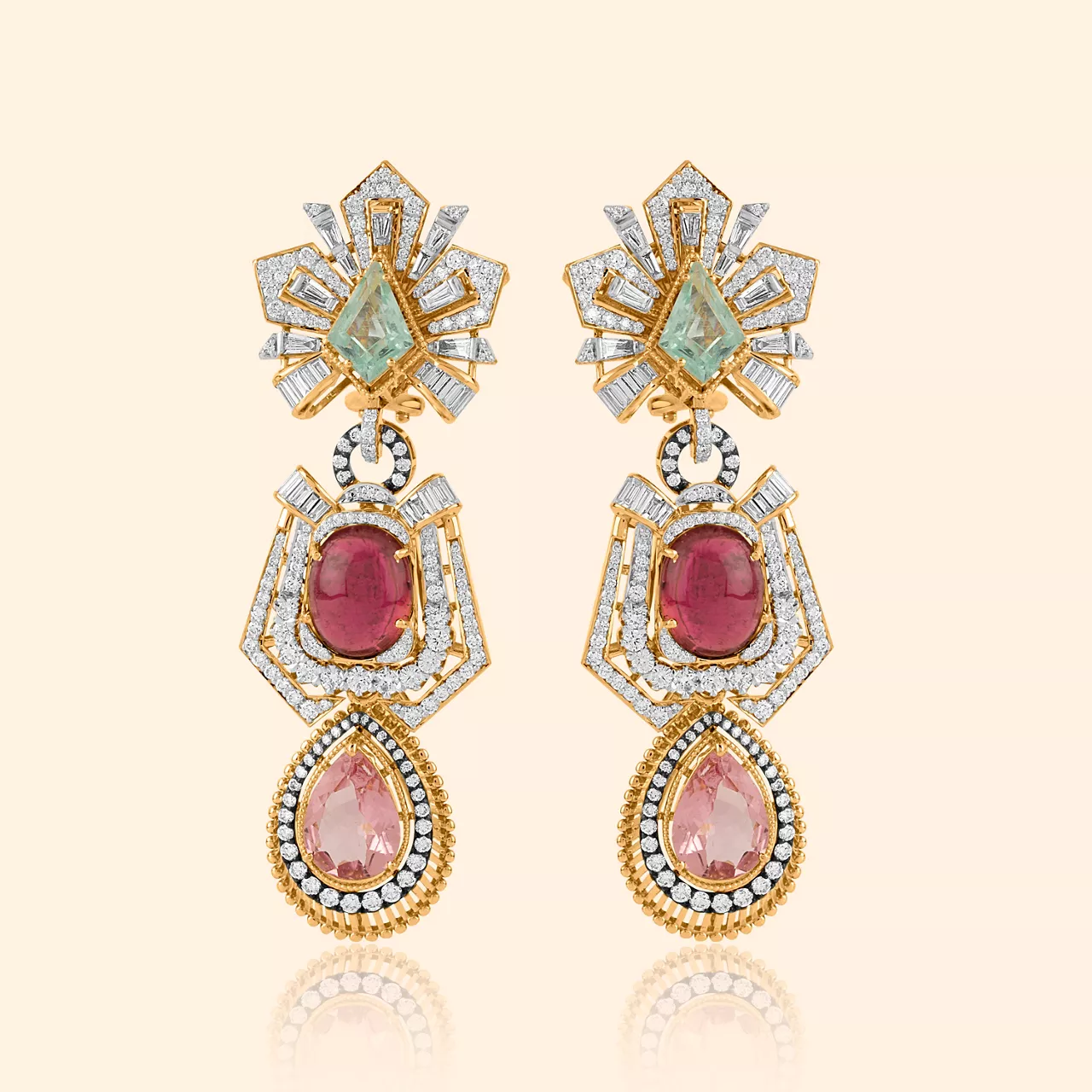 Solasta Diamond Drop Earrings
