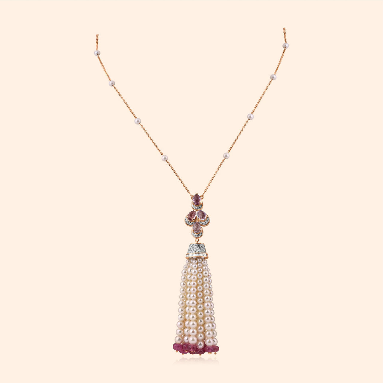 Lunara Blossom Diamond Necklace