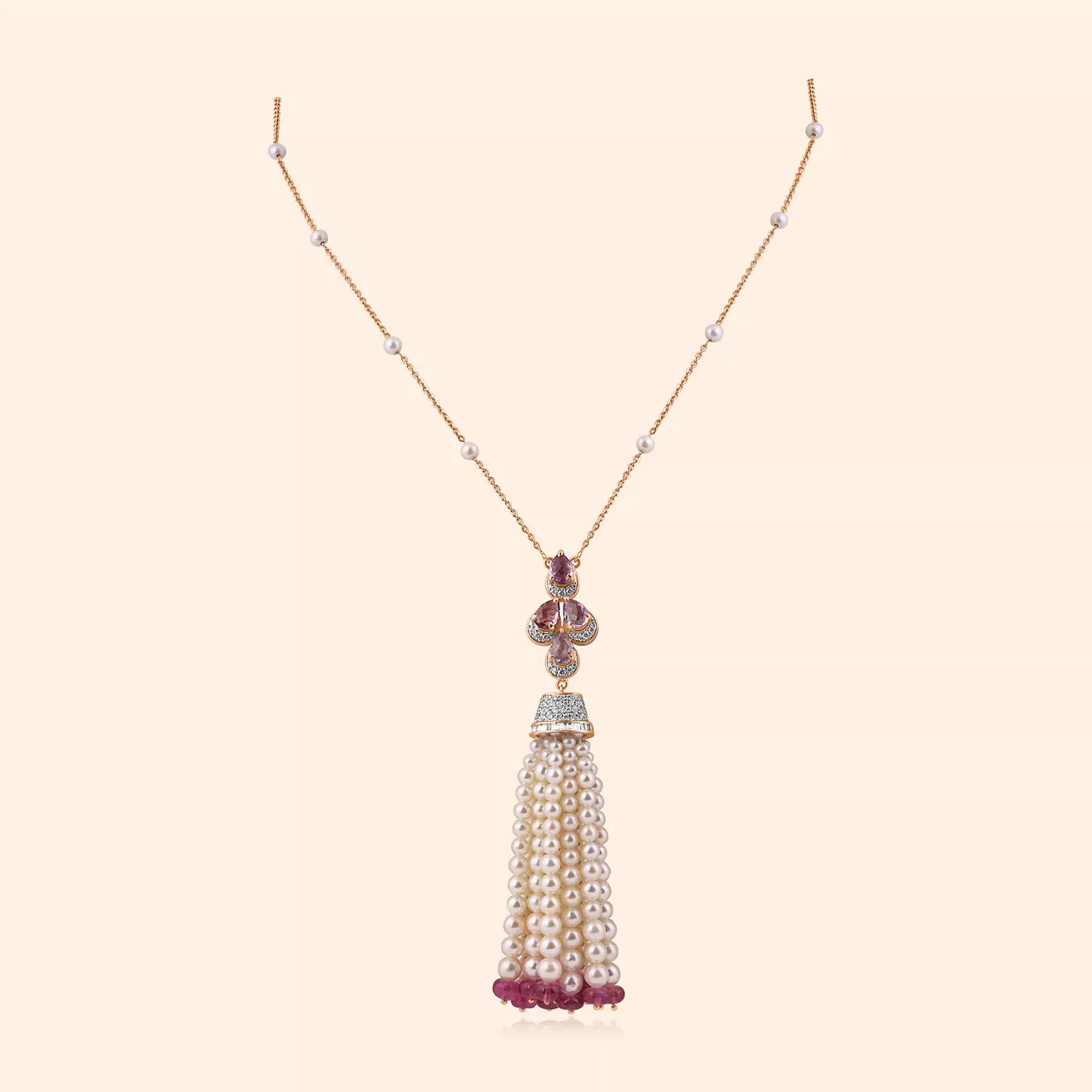 Lunara Blossom Diamond Necklace