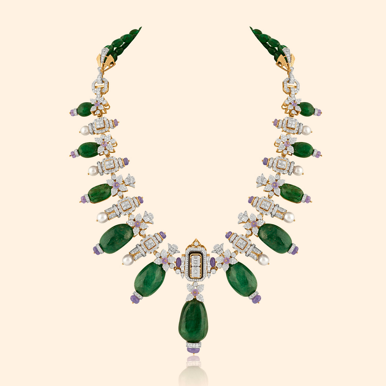 Aurora Glow Diamond Necklace