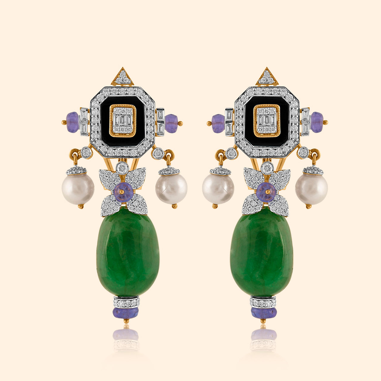 Glisten and Glow Studded Earrings