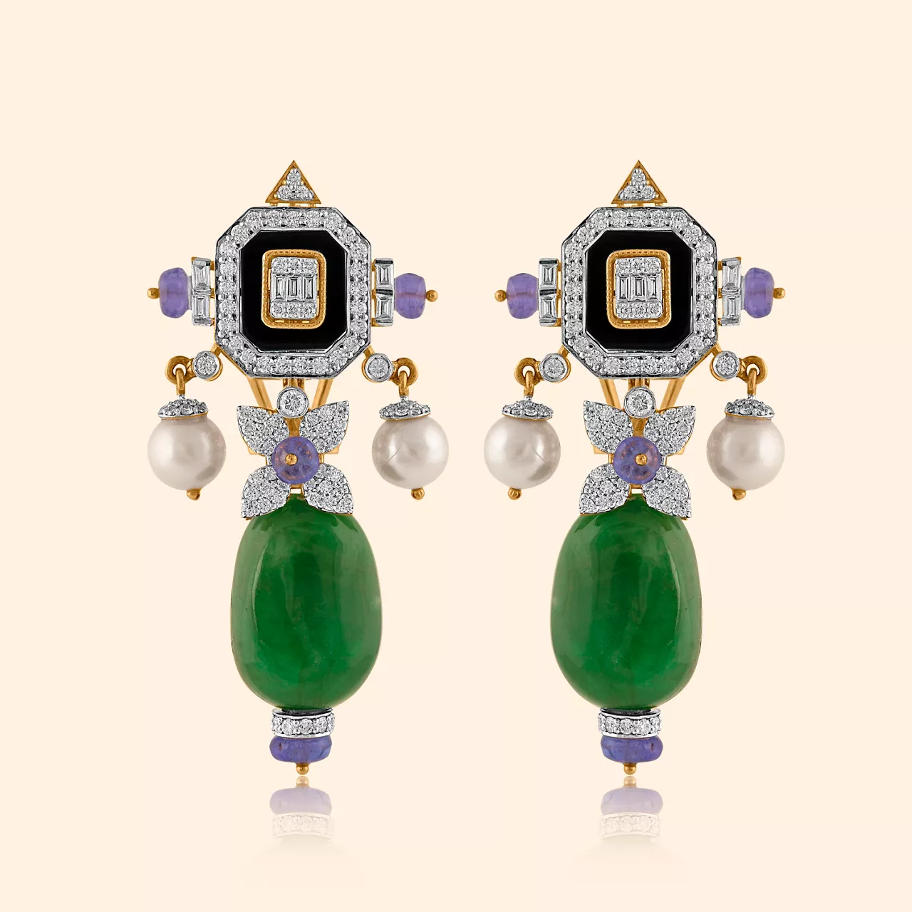 Glisten and Glow Studded Earrings