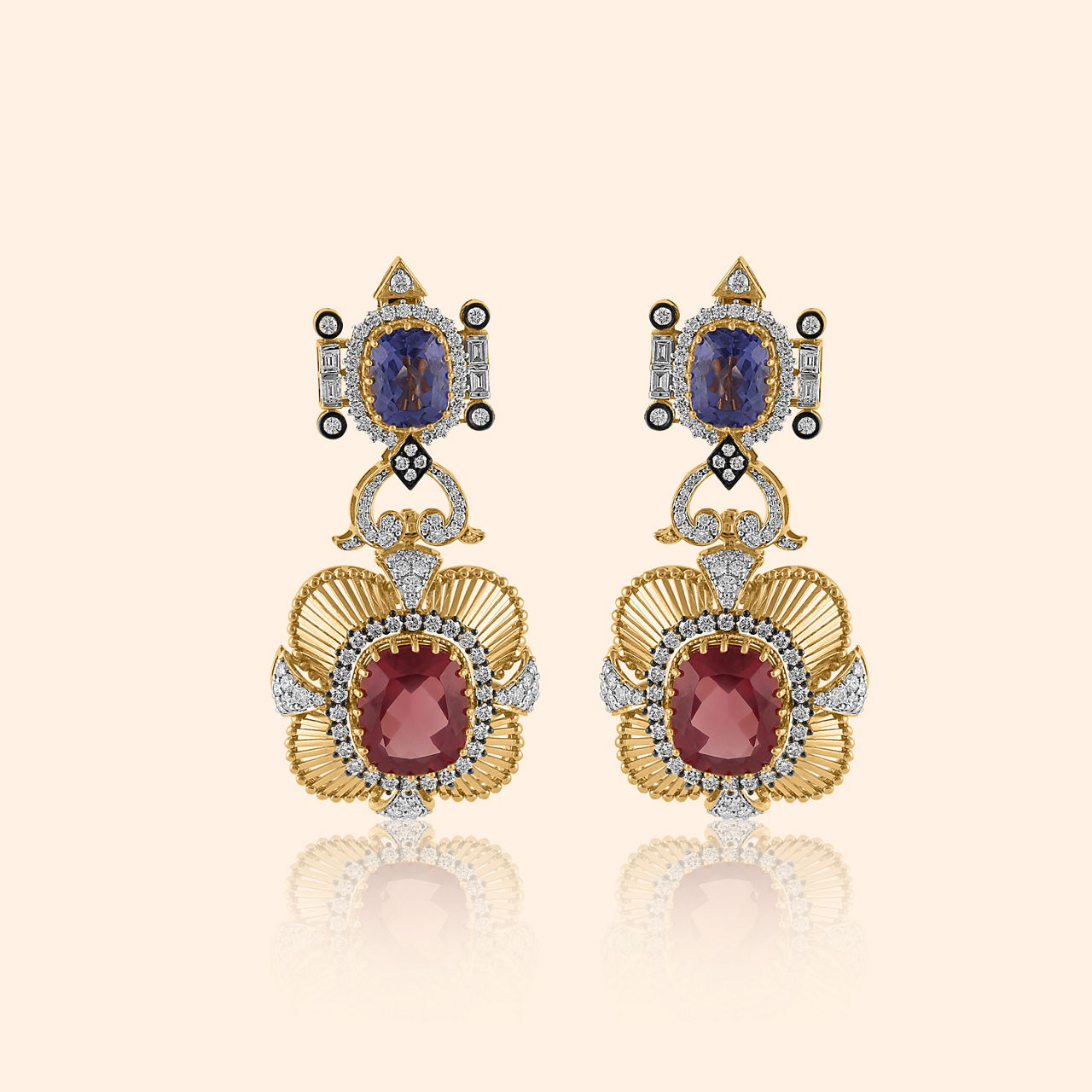 Versailles Diamond Drop Earrings