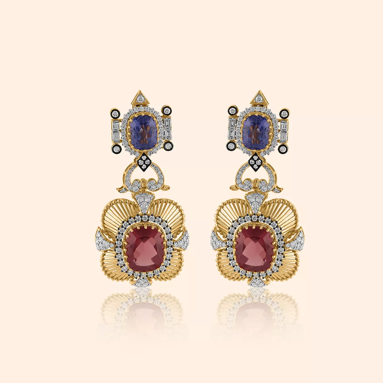 Versailles Diamond Drop Earrings