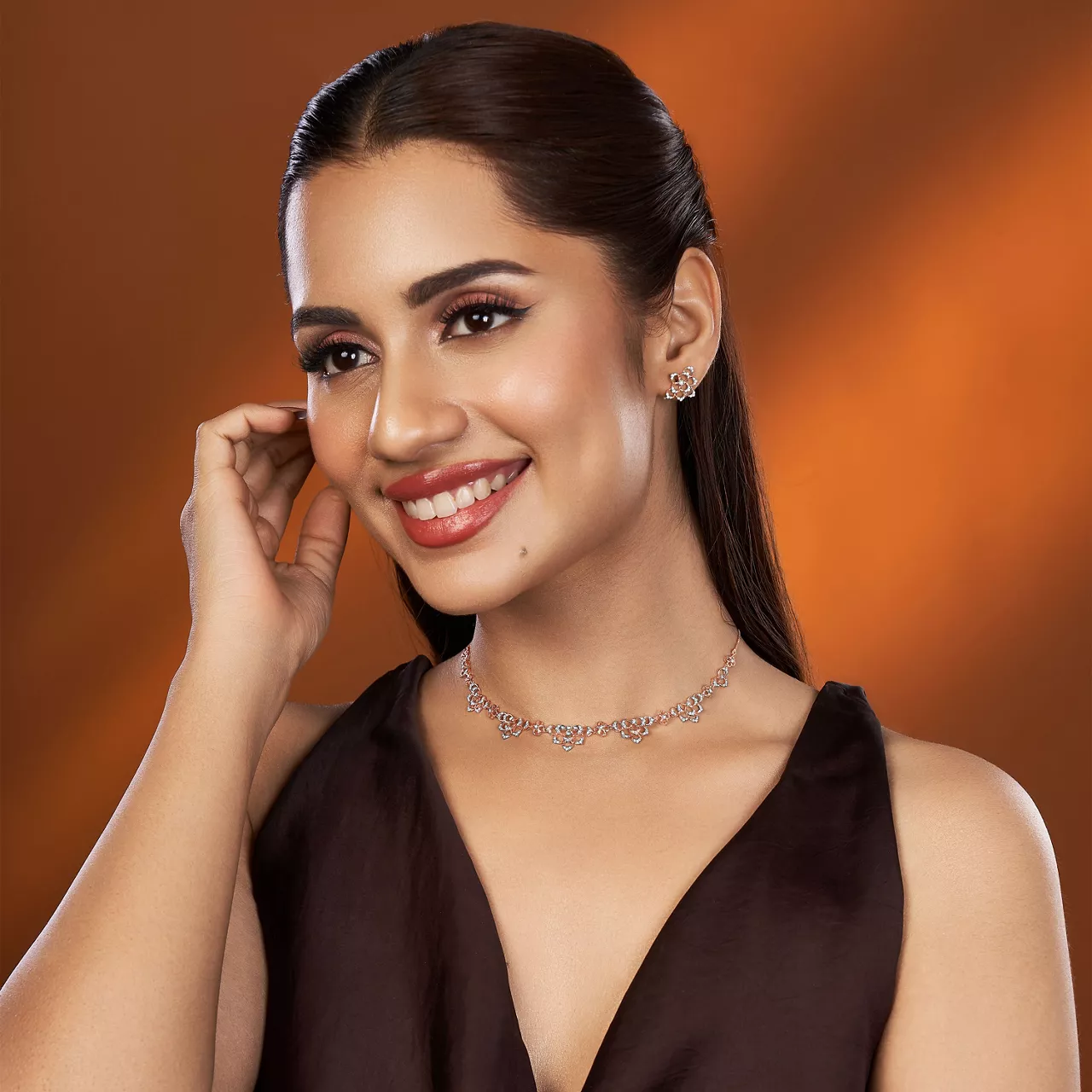 Rishmita Celestial Diamond Necklace