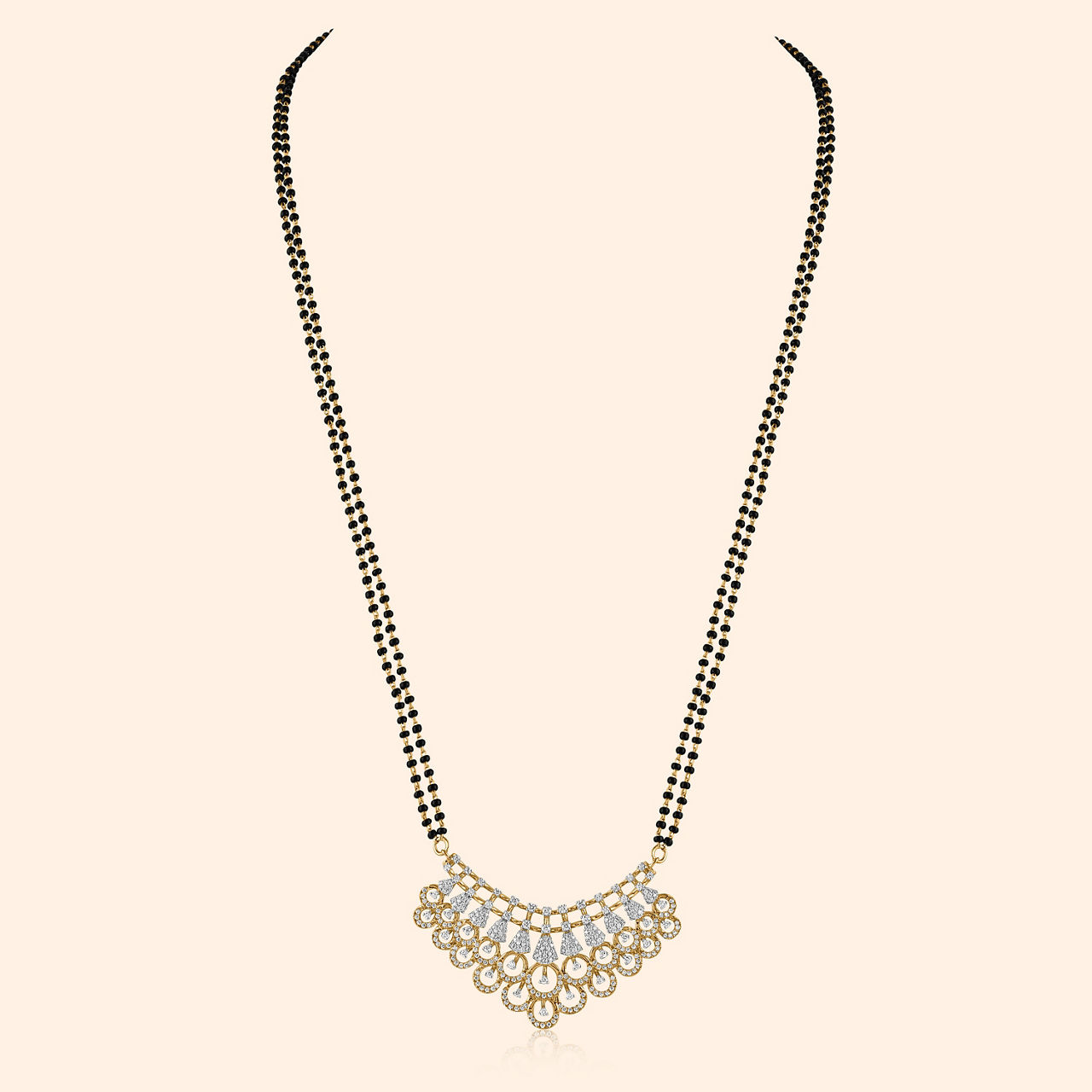 Iliana Diamond Mangalsutra By Indriya Aditya Birla Jewellery