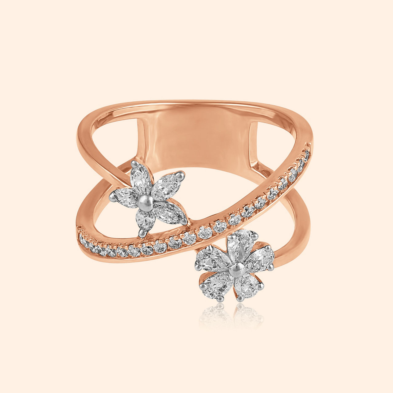 Starflower Diamond Ring
