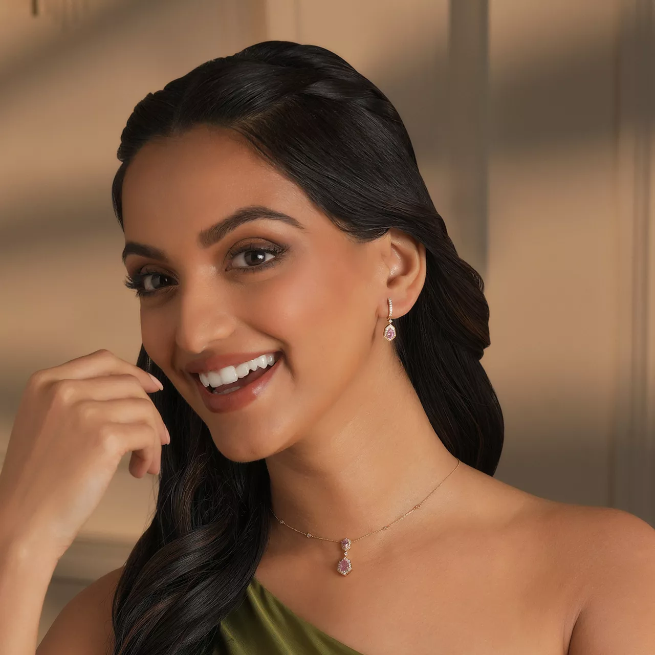 Viyonika Diamond Drop Earrings