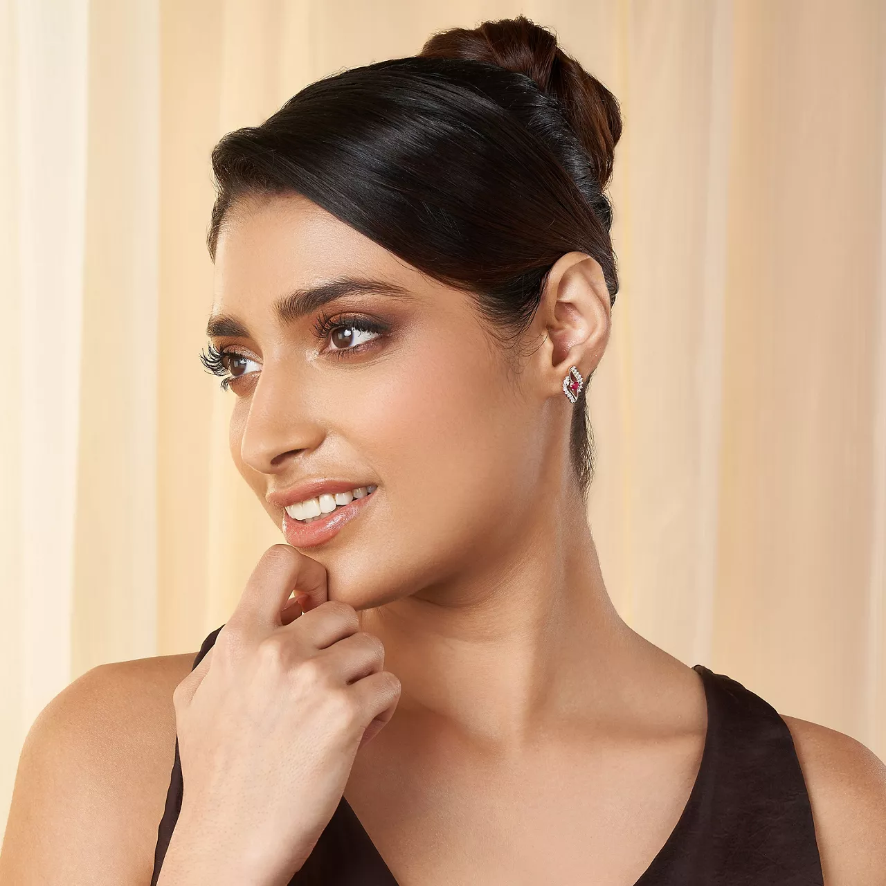 Ishira Diamond Stud Earrings
