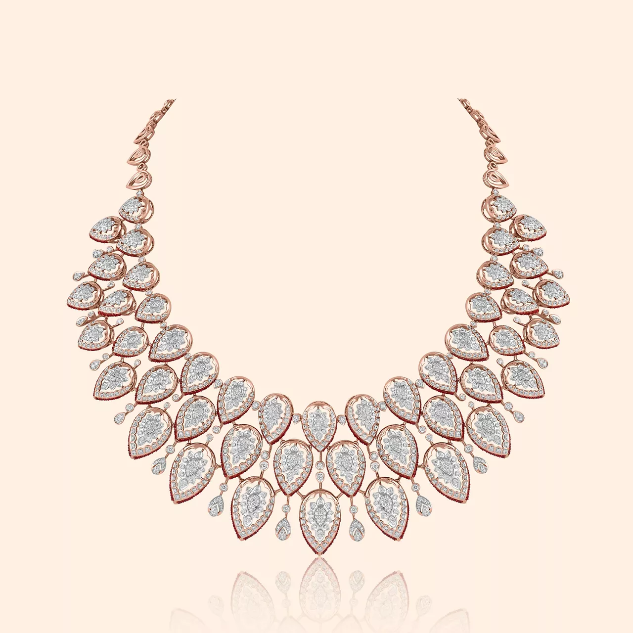 Rosaline Bud Diamond Necklace