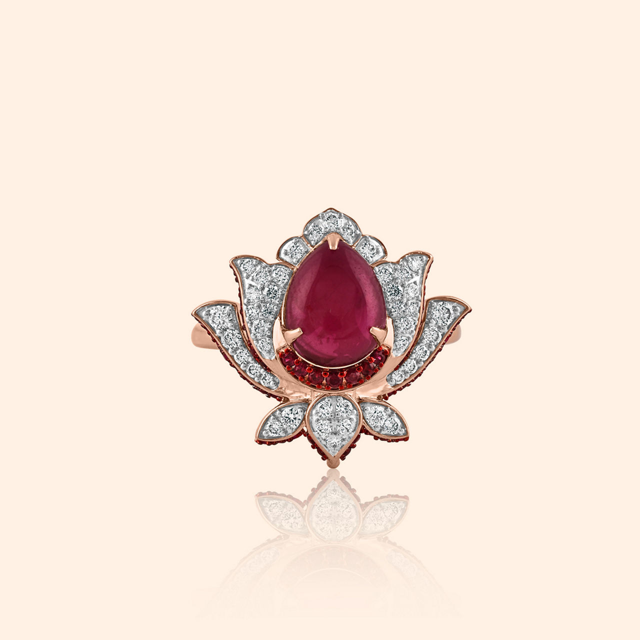 Udaya Lotus Diamond Ring