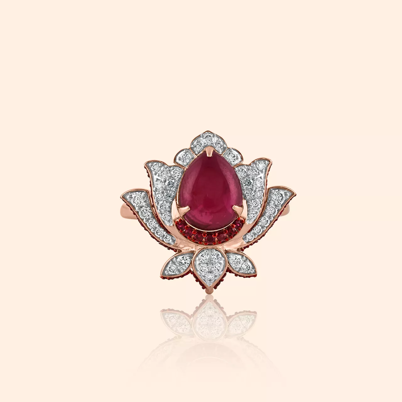 Udaya Lotus Diamond Ring