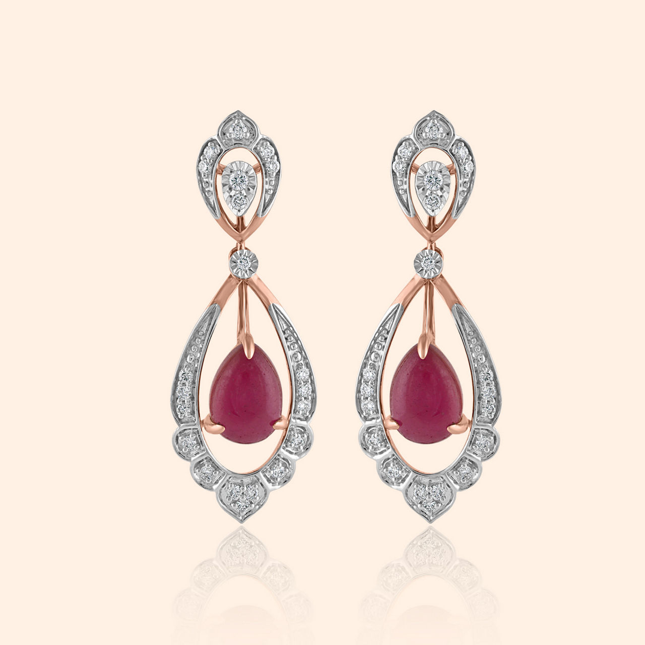 Rivanya Diamond Stud Earrings