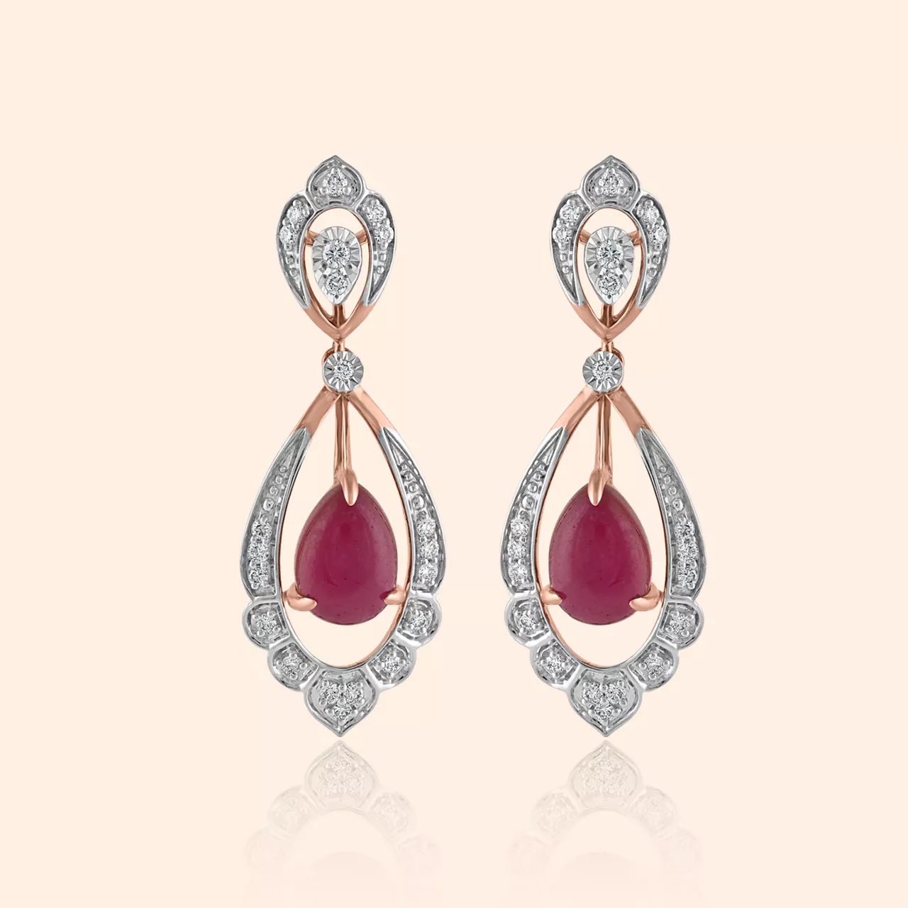 Rivanya Diamond Stud Earrings
