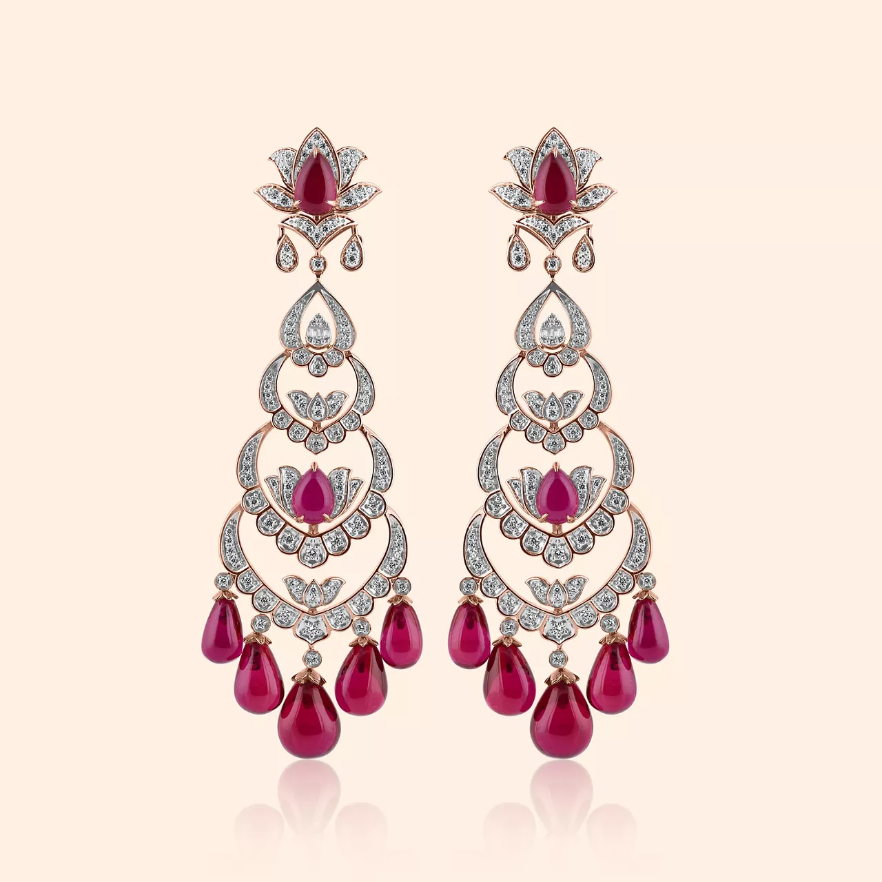Taarangini Diamond Drop Earrings