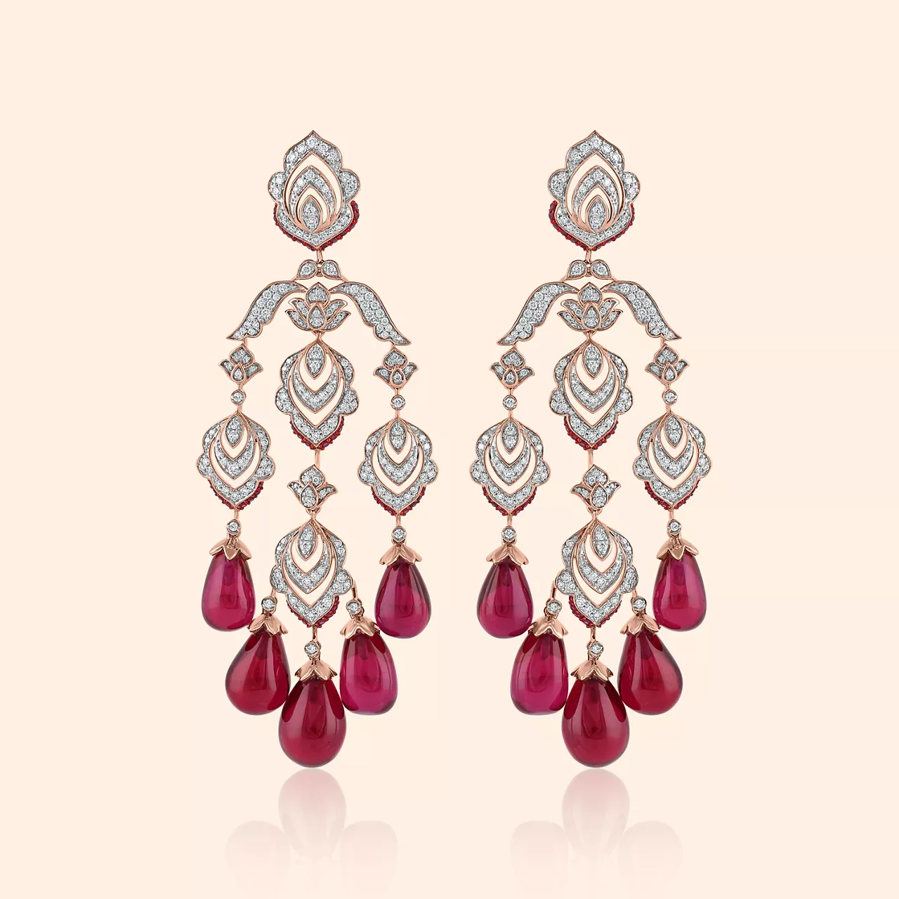Padmalekha Diamond Drop Earrings