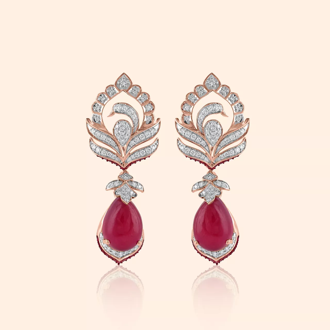 Mayurah Diamond Drop Earrings