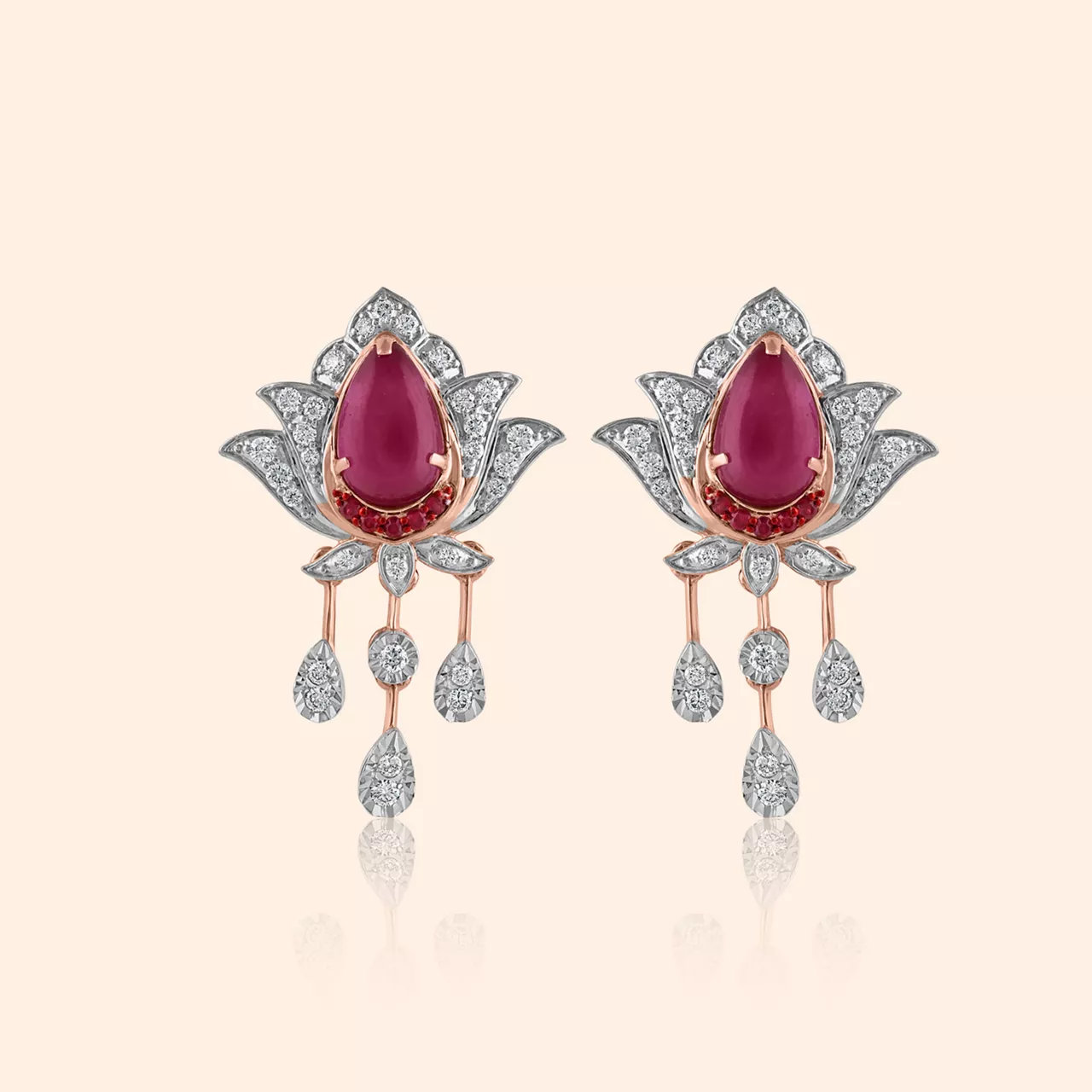 Roselique Diamond Drop Earrings