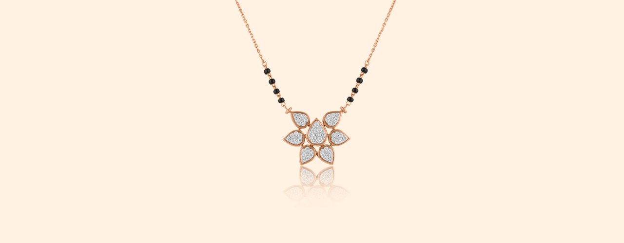 Diamond mangalsutra