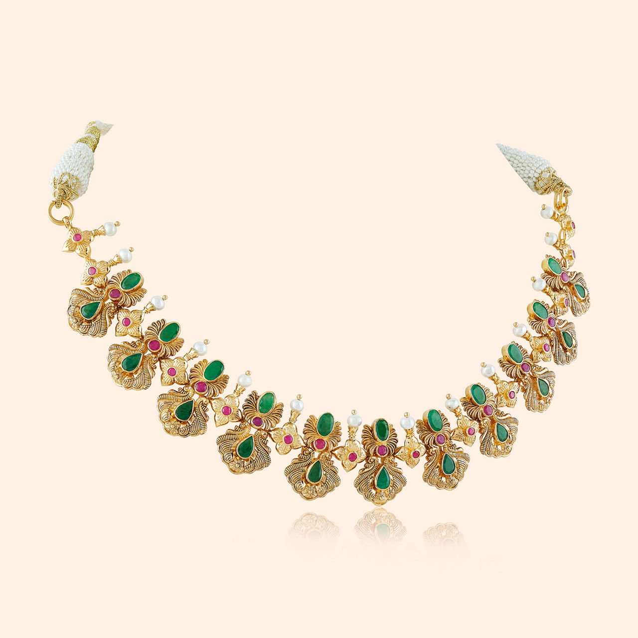 Kanakavalli Gold Necklace By Indriya Aditya Birla Jewellery