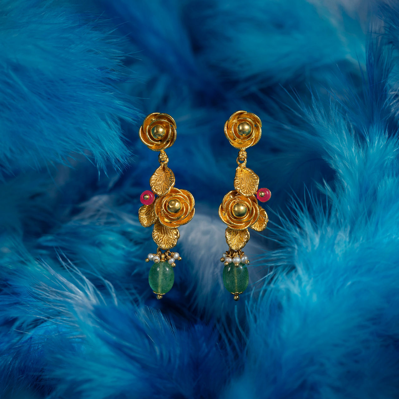 Gemma Gold Drop Earrings