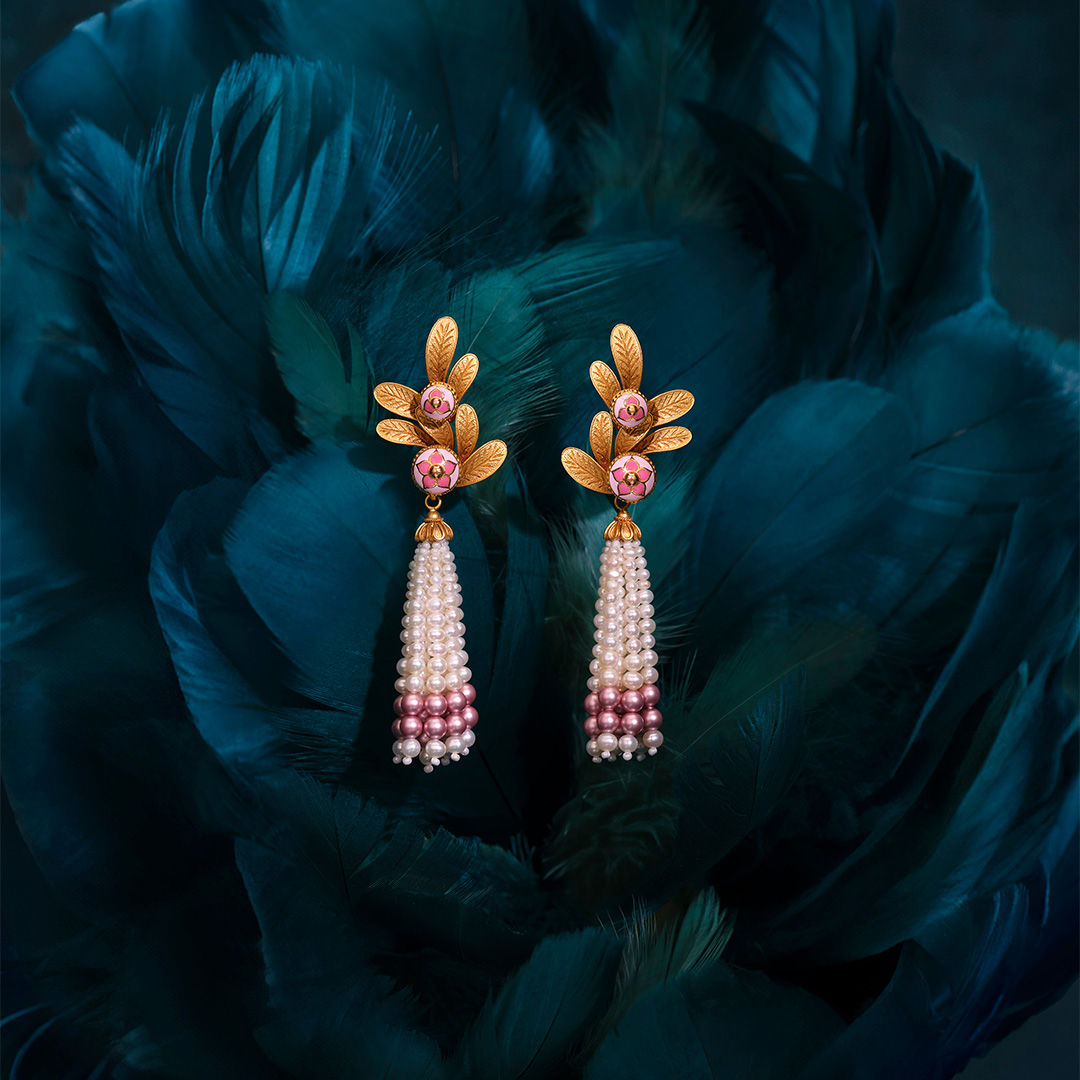 Luna Gold Drop Earrings