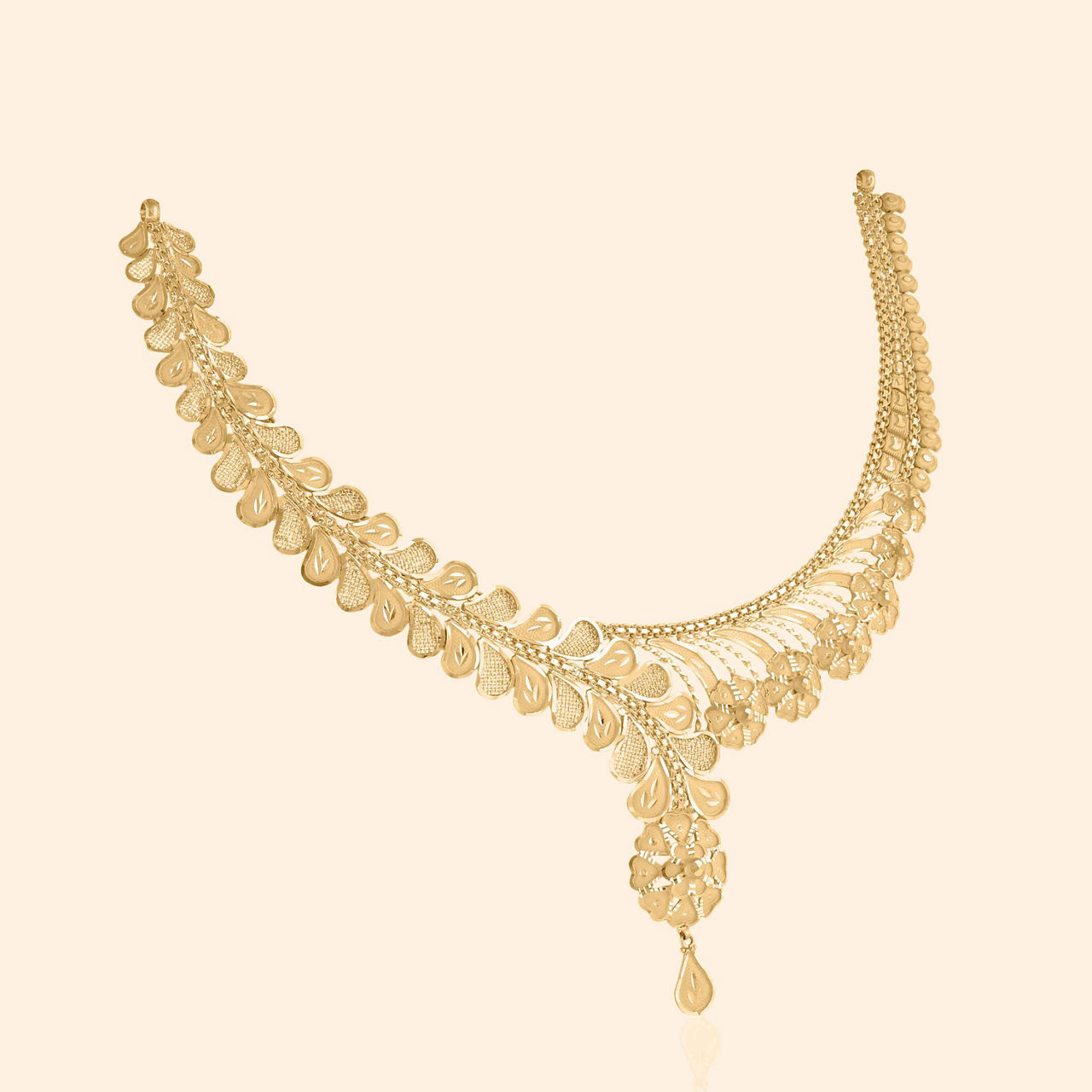 Hina Gold Necklace By Indriya Aditya Birla Jewellery