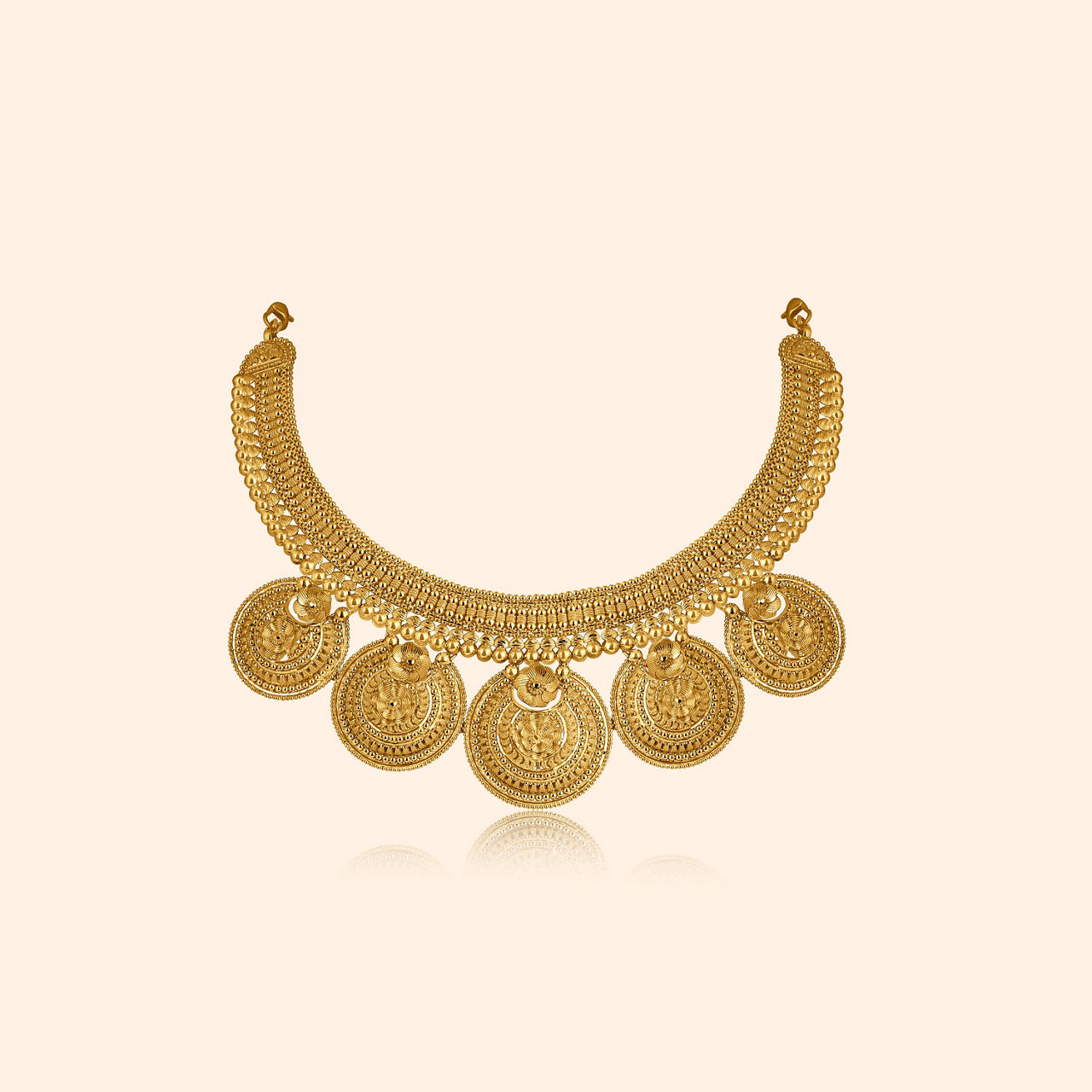 Aarya Gold Necklace By Indriya - Aditya Birla Jewellery