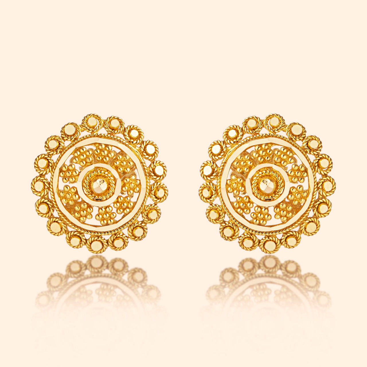 Earring Mandala Gold