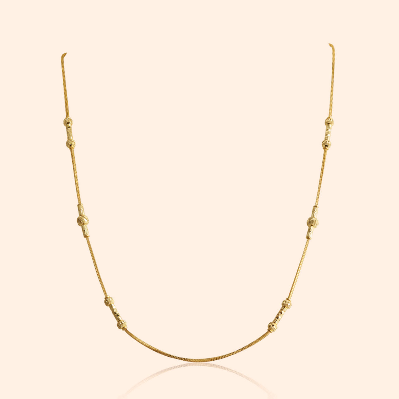 Reyvika Gold Chain By Indriya - Aditya Birla Jewellery