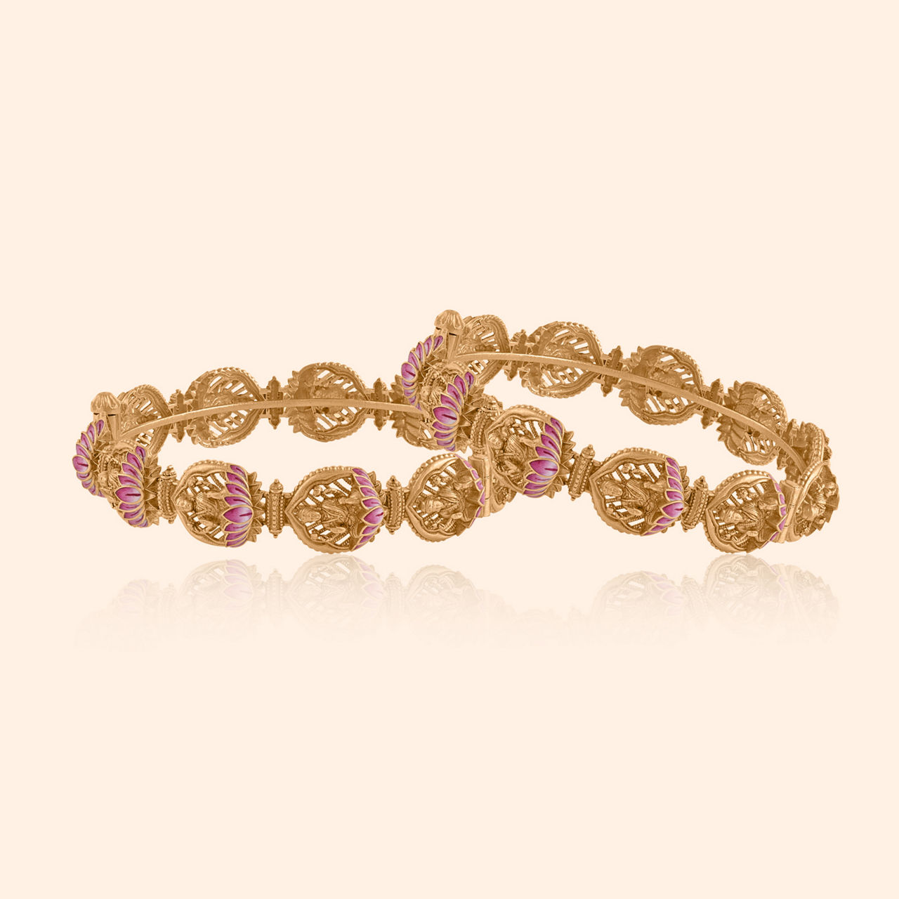 Soubhagyavati Kamala Gold Bangle