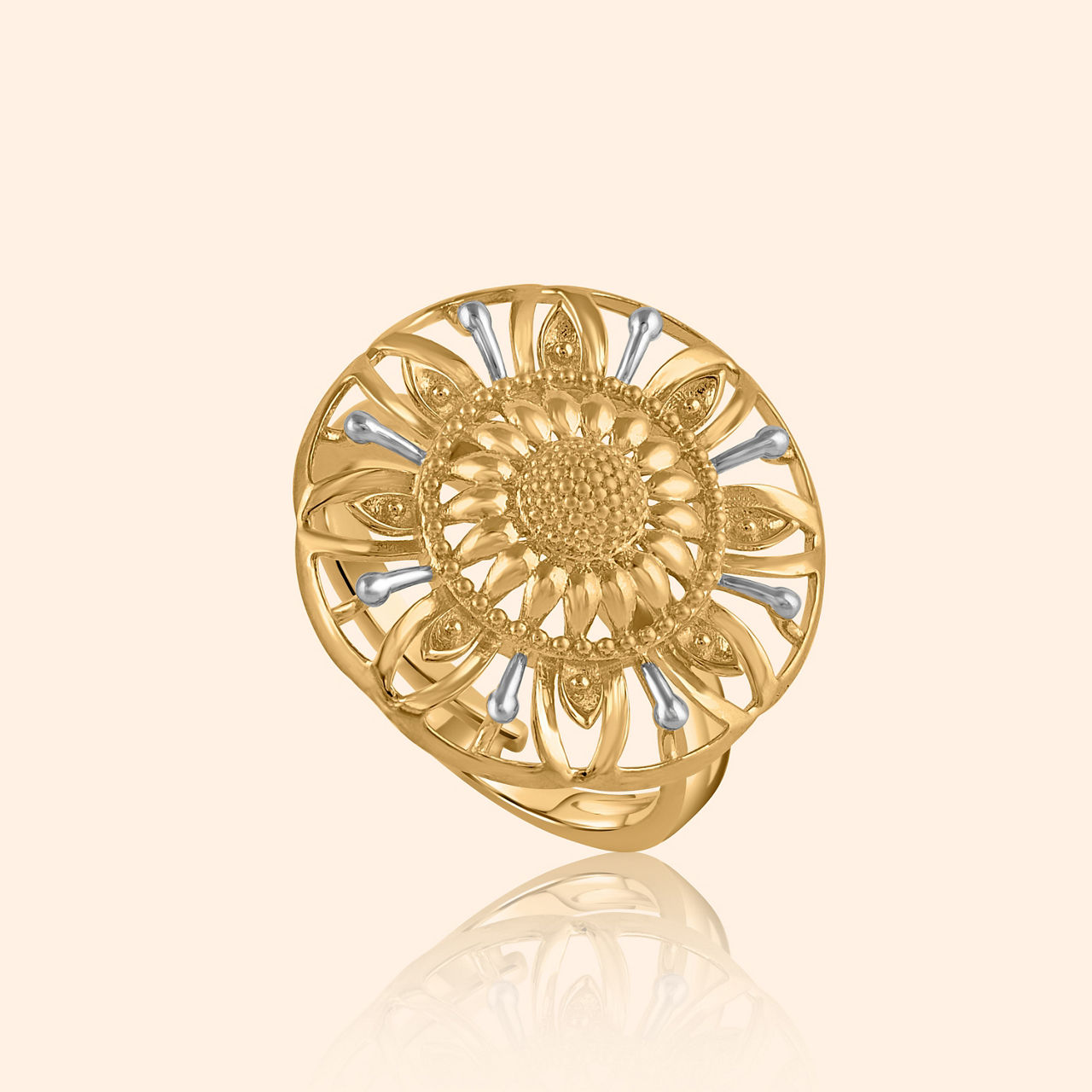 Suryamukhi Gold Ring