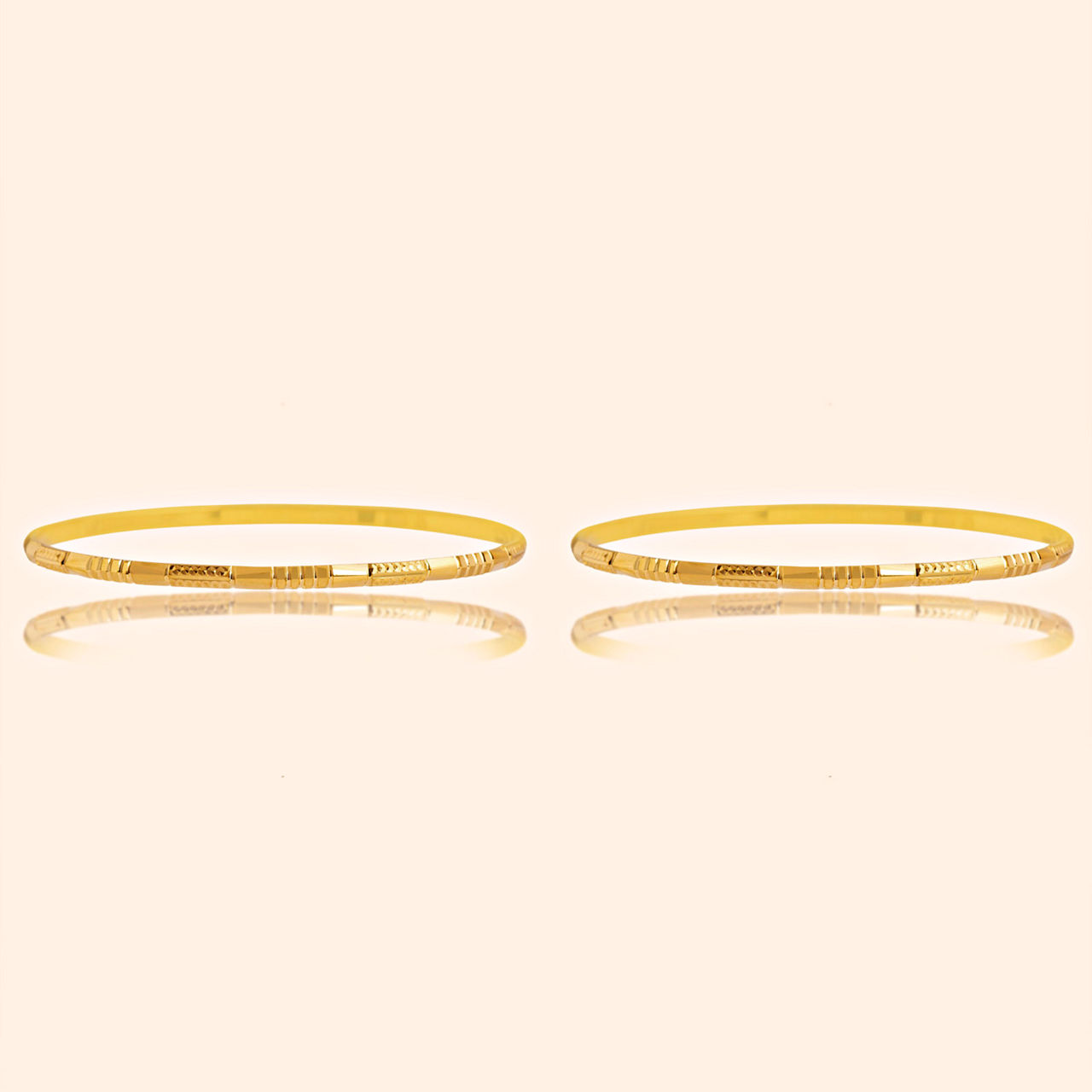 Iraaya Gold Bangle By Indriya - Aditya Birla Jewellery
