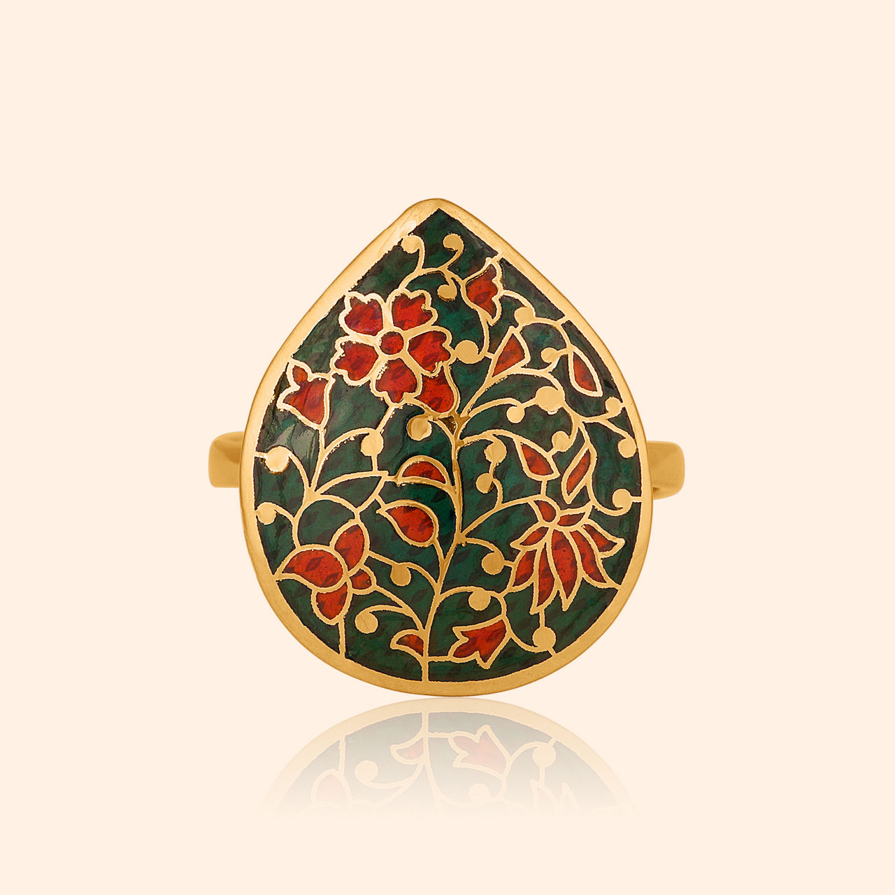 Ravina Gold Ring By Indriya - Aditya Birla Jewellery