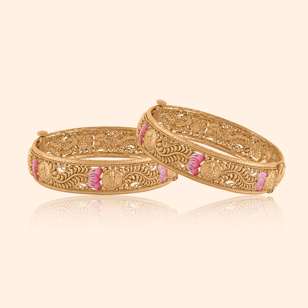 Mahashri Padma Gold Bangle