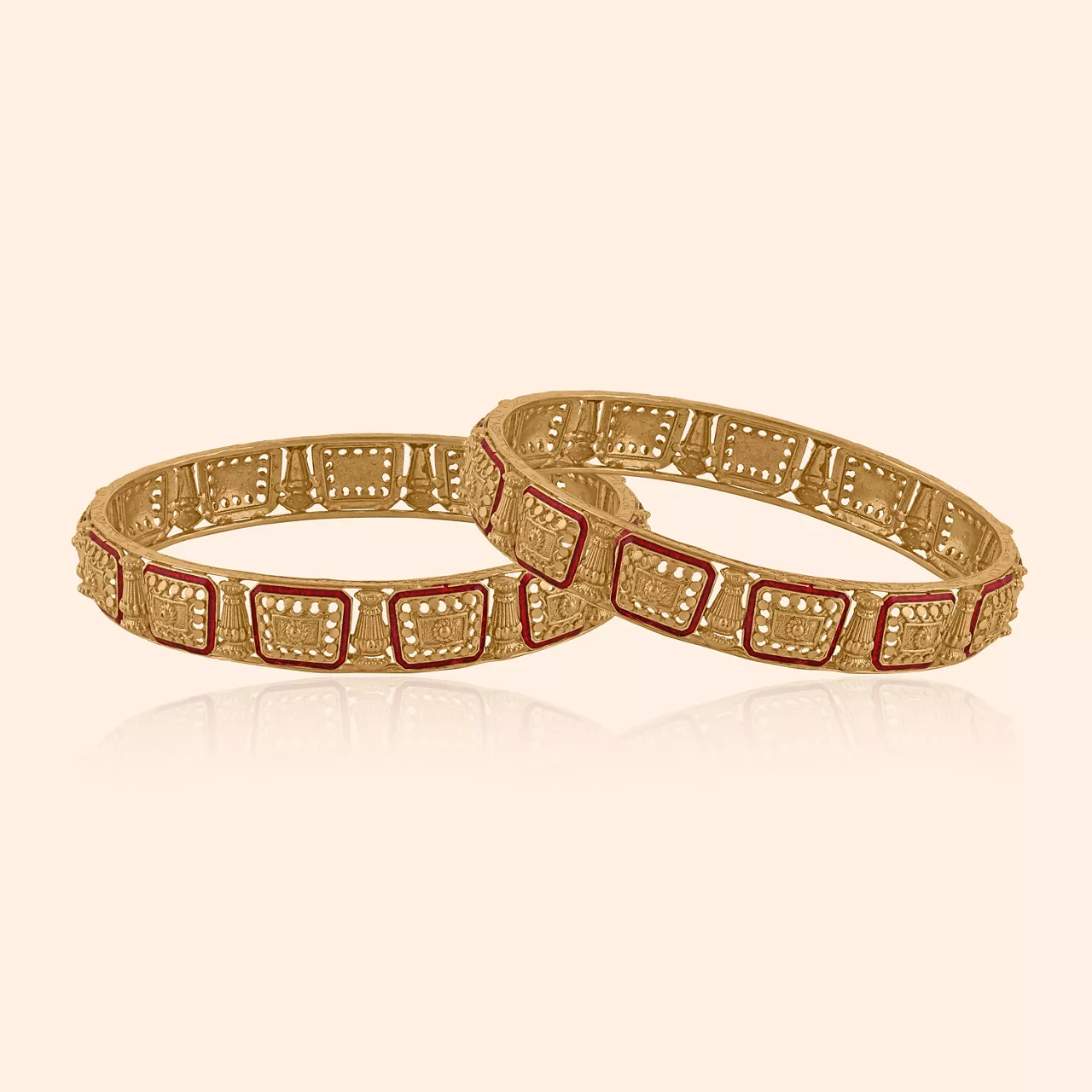 Aziz Mahal Gold Bangle