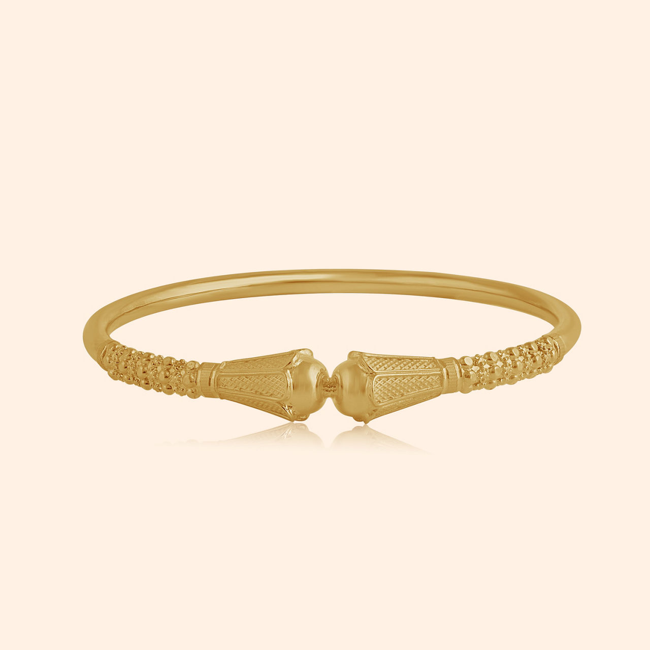 Raven Gold Bangle By Indriya - Aditya Birla Jewellery