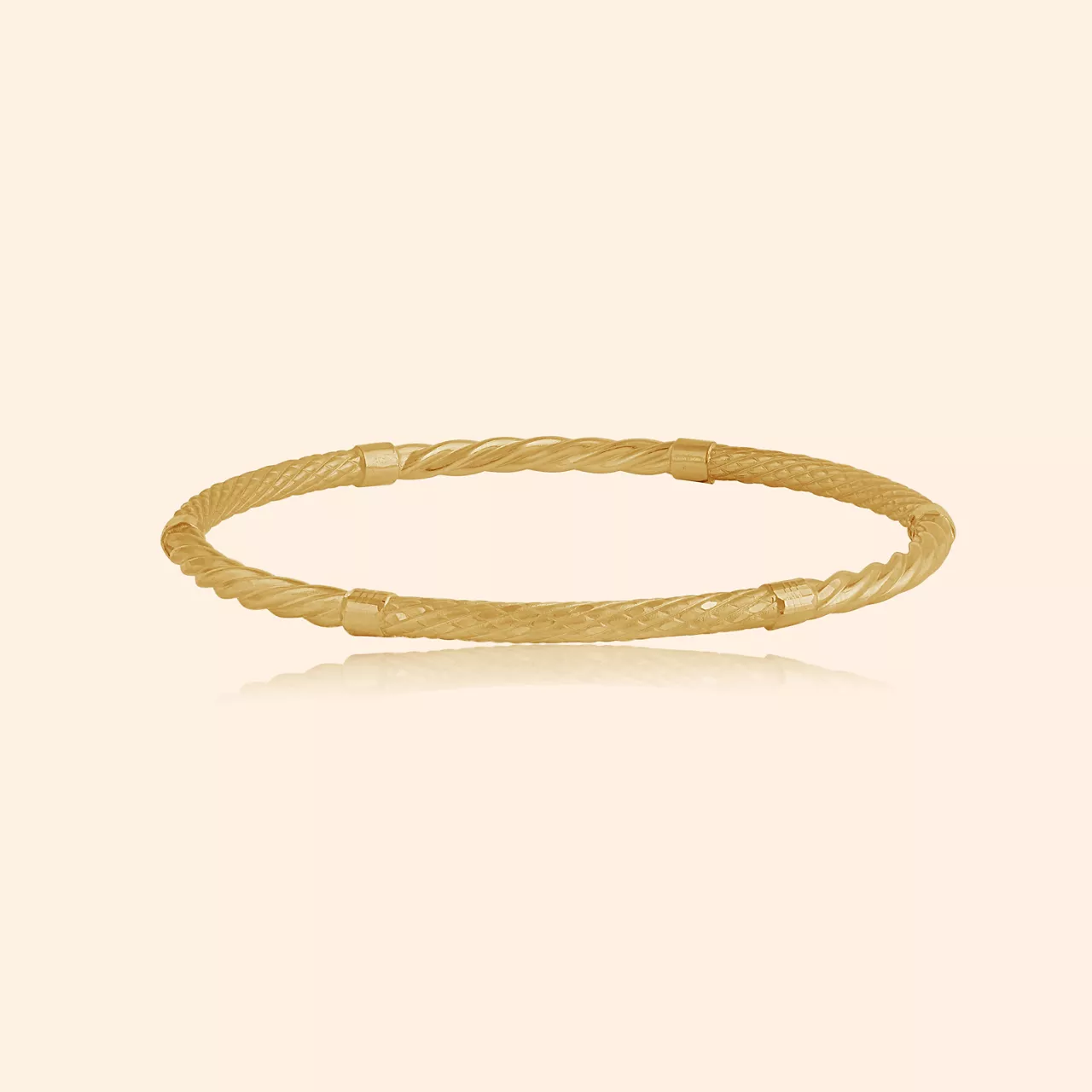Eclipse Gold Bangle